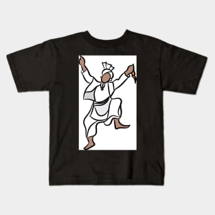 Bhangra Dancer Kids T-Shirt